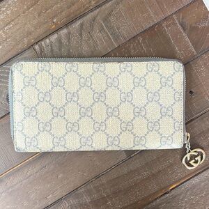Gucci Marmont GG Zip Around Logo Wallet